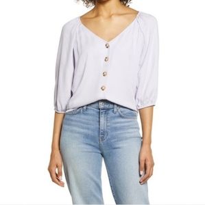 Sanctuary Modern Button Front Blouse
